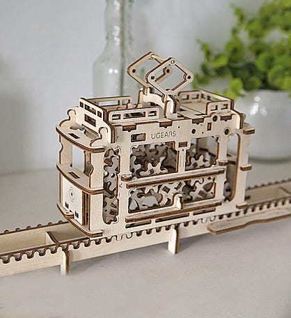 Ugears Tram With Rails